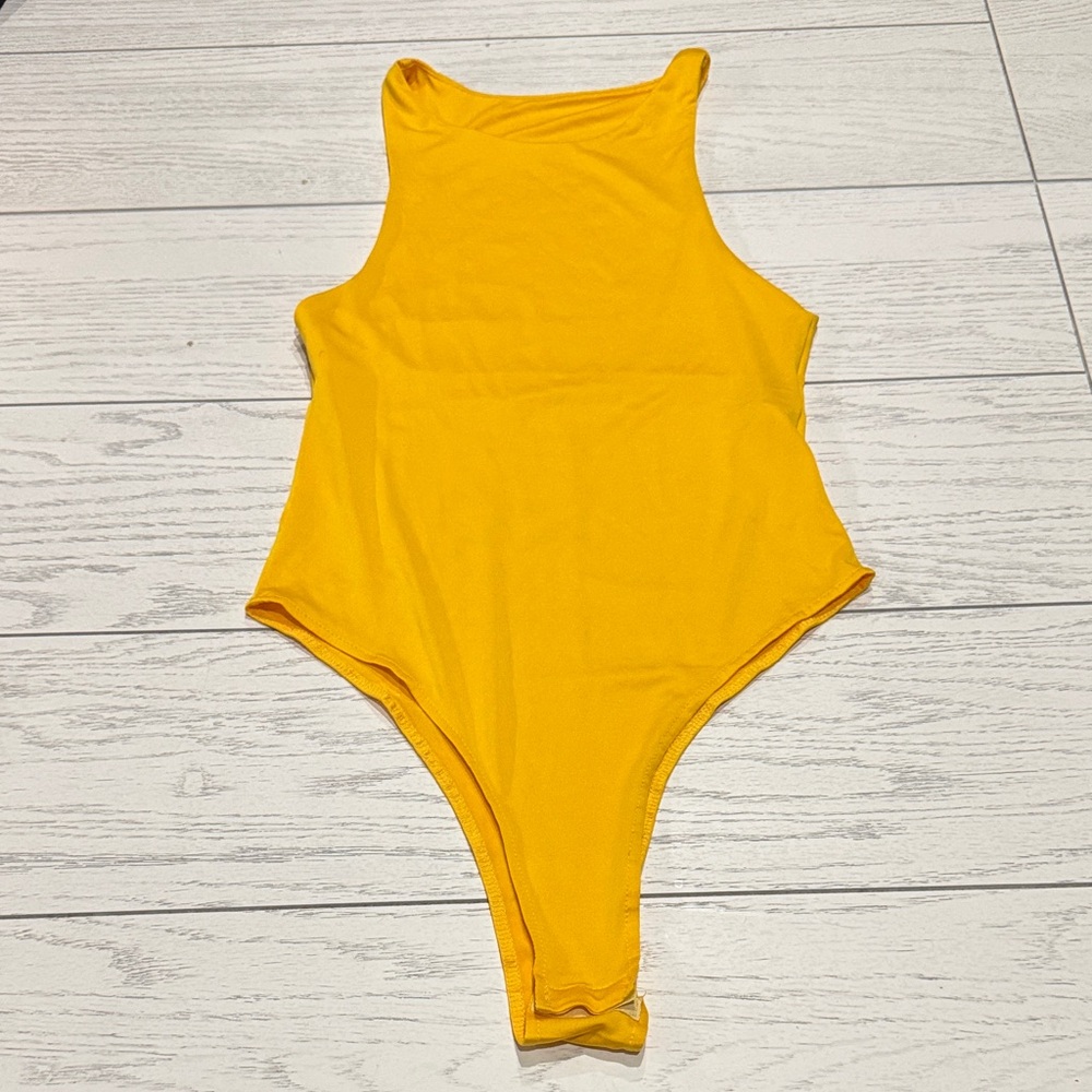Bright Yellow Bodysuit